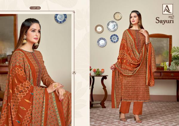 Alok Sayuri Pure Pashmina Designer Dress Material Collection 